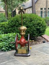 Load image into Gallery viewer, Antique Lamp Iron Coffee Grinder Enterprise Mfg Philadelphia PA Rewired 1 of 2