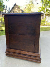 Load image into Gallery viewer, Antique French GOTHIC Coffer Chest Blanket Box Entry Table Trunk Oak 18th C