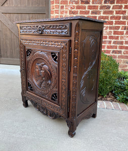 Antique French Breton Jam Cabinet Cupboard Bar Liquor Cabinet Confiture Oak 19C