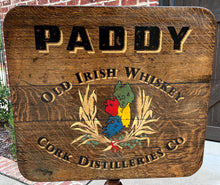 Load image into Gallery viewer, Antique Irish Table Whiskey Pub Table Rectangular Flip Top Table Oak IRELAND