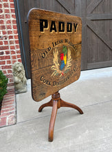 Load image into Gallery viewer, Antique Irish Table Whiskey Pub Table Rectangular Flip Top Table Oak IRELAND