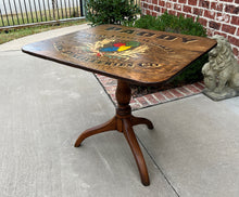 Load image into Gallery viewer, Antique Irish Table Whiskey Pub Table Rectangular Flip Top Table Oak IRELAND