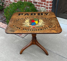 Load image into Gallery viewer, Antique Irish Table Whiskey Pub Table Rectangular Flip Top Table Oak IRELAND