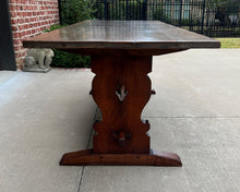 Load image into Gallery viewer, Antique French Farm Table Dining Breakfast Table Desk Farmhouse Oak 72&quot; 19th C
