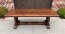 Load image into Gallery viewer, Antique French Farm Table Farmhouse Oak LARGE Conference Library Table Desk 87&quot;W