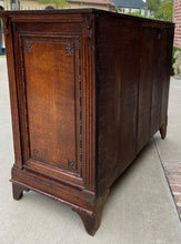 Load image into Gallery viewer, Antique French Chest of Drawers Storage Cabinet 3-Drawer Carved Oak w Key 18th C