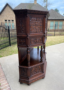 Antique French Vestry Cabinet Sacristy Altar Vestment Wine Cabinet Bar Catholic