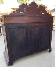 Load image into Gallery viewer, Antique French Desk Secretary Chest Server Drawers Barley Twist Renaissance Oak