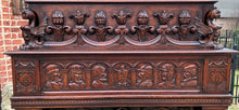 Load image into Gallery viewer, Antique French Fireplace Mantel Surround with Hood Oak Barley Twist Renaissance