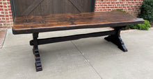 Load image into Gallery viewer, Antique French Farm Table Dining Refectory Table Desk Farmhouse Oak 98.75&quot; 8ft