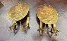 Load image into Gallery viewer, Antique French Wall Sconces PAIR Gilt Bronze Lighting Louis XV Style