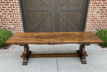 Load image into Gallery viewer, Antique French Farm Table Farmhouse Oak LARGE Conference Library Table Desk 98&quot;W