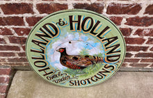 Load image into Gallery viewer, English Sign Pub Lodge Painted Wood Holland &amp; Holland Shotgun Pheasant