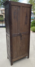 Load image into Gallery viewer, Antique French Bonnetiere Cabinet Wardrobe Armoire Oak Neo Renaissance 2 of 2