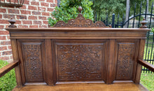 Load image into Gallery viewer, Antique French Bench Renaissance Revival Settee Entry Hall Bench Walnut