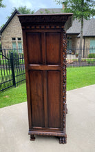 Load image into Gallery viewer, Antique Wine Cabinet Bar Armoire French Belgian Bruegel Style Oak Renaissance