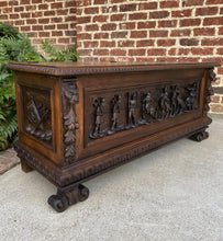 Load image into Gallery viewer, Antique Italian Blanket Box Chest Trunk Coffer Renaissance Revival Coffee Table
