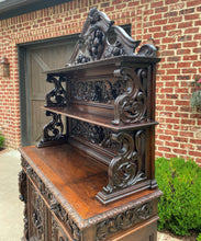 Load image into Gallery viewer, Antique French Server Buffet Sideboard Cabinet 3-Tier Black Forest Oak 19th C