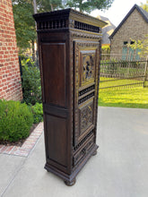 Load image into Gallery viewer, Antique French Breton Armoire Wardrobe Bookcase with Drawer Cabinet Linen Closet