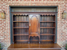 Load image into Gallery viewer, Antique English Welsh Plate Dresser Sideboard Server Buffet Jacobean Tiger Oak