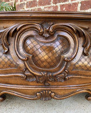 Load image into Gallery viewer, Antique French Rococo Planter Flower Box Oak Lattice Acanthus Tin Liner Bombe&#39;