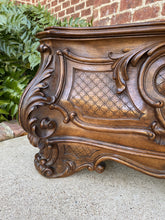 Load image into Gallery viewer, Antique French Rococo Planter Flower Box Oak Lattice Acanthus Tin Liner Bombe&#39;