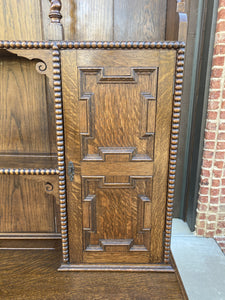 Antique English Welsh Dresser Sideboard Server Buffet Jacobean Barley Twist