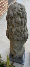 Load image into Gallery viewer, Vintage Cast Stone English Westcott Lions Statues Statuary Garden Entry PAIR