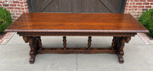 Load image into Gallery viewer, Antique French Dining Table Desk Library Conference Table Renaissance Walnut