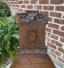 Load image into Gallery viewer, Antique English PAIR Chairs BARLEY TWIST Carved Shields GOTHIC Oak 19th C