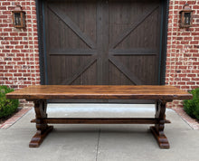 Load image into Gallery viewer, Antique French Farm Table Dining Conference Library Table Desk Farmhouse Oak 91&quot;