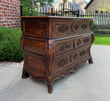 Load image into Gallery viewer, Antique French Chest of Drawers Commode Bombe Carved Walnut Louis XV 19th C
