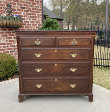 Load image into Gallery viewer, Antique English Chest of Drawers Georgian Era Tiger Oak Provenance Large c.1856