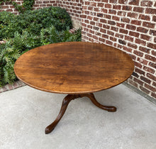 Load image into Gallery viewer, Antique English ROUND Table Dining Pedestal Center Table Georgian Style