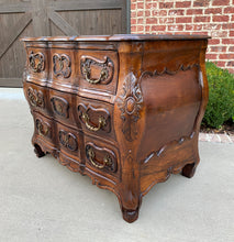 Load image into Gallery viewer, Antique French Chest of Drawers Commode Bombe Louis XV Cabinet Walnut 18th C