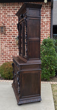 Load image into Gallery viewer, Antique French Bookcase HUNT Cabinet Display Buffet BLACK FOREST Oak 19th C