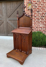 Load image into Gallery viewer, Antique French Gothic Revival Prayer Bench Prie Dieu Prayer Kneeler Bible Box