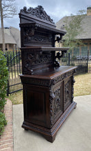 Load image into Gallery viewer, Antique French Server Buffet Sideboard Cabinet Renaissance Revival Vaisselier