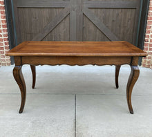 Load image into Gallery viewer, Antique French Baker&#39;s Table Sofa Table Console with Drawer Oak Louis XV Island