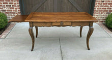 Load image into Gallery viewer, Antique French Baker&#39;s Table Sofa Table Console with Drawer Oak Louis XV Island