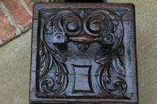 Load image into Gallery viewer, Antique English Coal Hod Scuttle Hearth Fireplace Renaissance Tin Liner 19th C