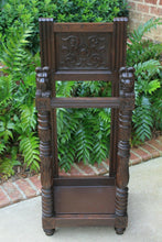 Load image into Gallery viewer, Antique English Oak GOTHIC Umbrella Cane Stick Stand Hall Tree Entry Foyer Stand