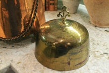 Load image into Gallery viewer, Antique French Copper &amp; Brass Jug Vessel with Lid &amp; Handle Hand Seamed 19th C