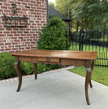 Load image into Gallery viewer, Antique French Baker&#39;s Table Sofa Table Console with Drawer Oak Louis XV Island