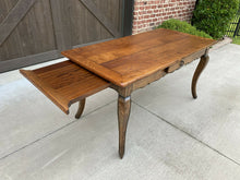 Load image into Gallery viewer, Antique French Baker&#39;s Table Sofa Table Console with Drawer Oak Louis XV Island