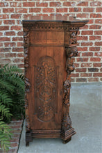 Load image into Gallery viewer, Antique French Cabinet GOTHIC Highly Carved Cabinet Cupboard Bar Liquor Walnut