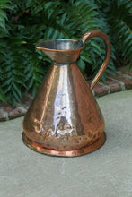 Load image into Gallery viewer, Antique English Copper FLAGON Jug Vessel Pitcher Hallmark #2 c. 1900