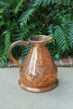 Load image into Gallery viewer, Antique English Copper FLAGON Jug Vessel Pitcher Hallmark #1 c. 1900