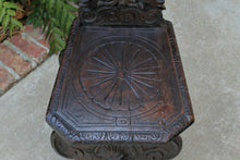 Load image into Gallery viewer, Antique Italian Carved Walnut Sgabello Chair Side Hall Chair Renaissance Gothic