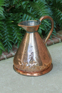 Antique English Copper FLAGON Jug Vessel Pitcher Hallmark #2 c. 1900